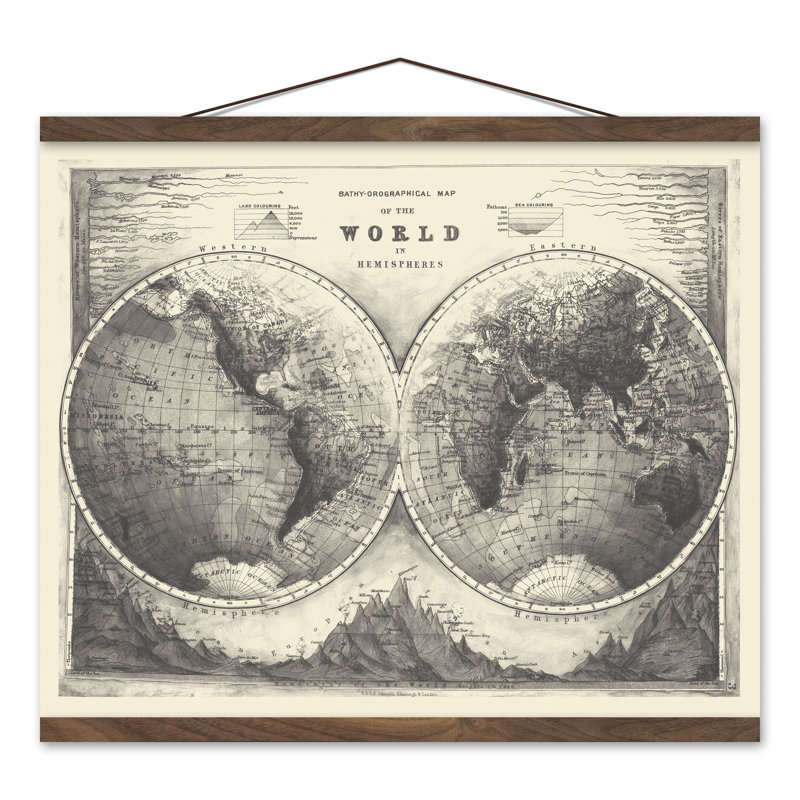 " Vintage Rustic Map "