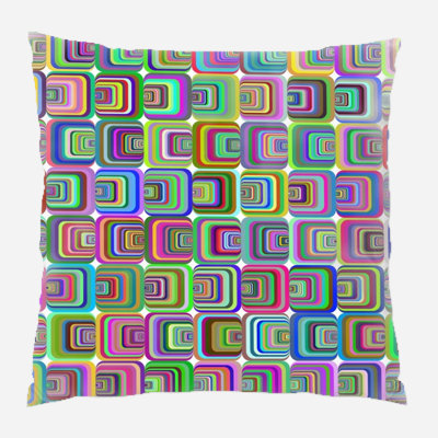 Coussin psychédélique