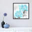 «Flower Bloom in Aqua II» par Jesse Stevens - Giclée sur toile tendue avec châssis-20939675-72032352-72032357