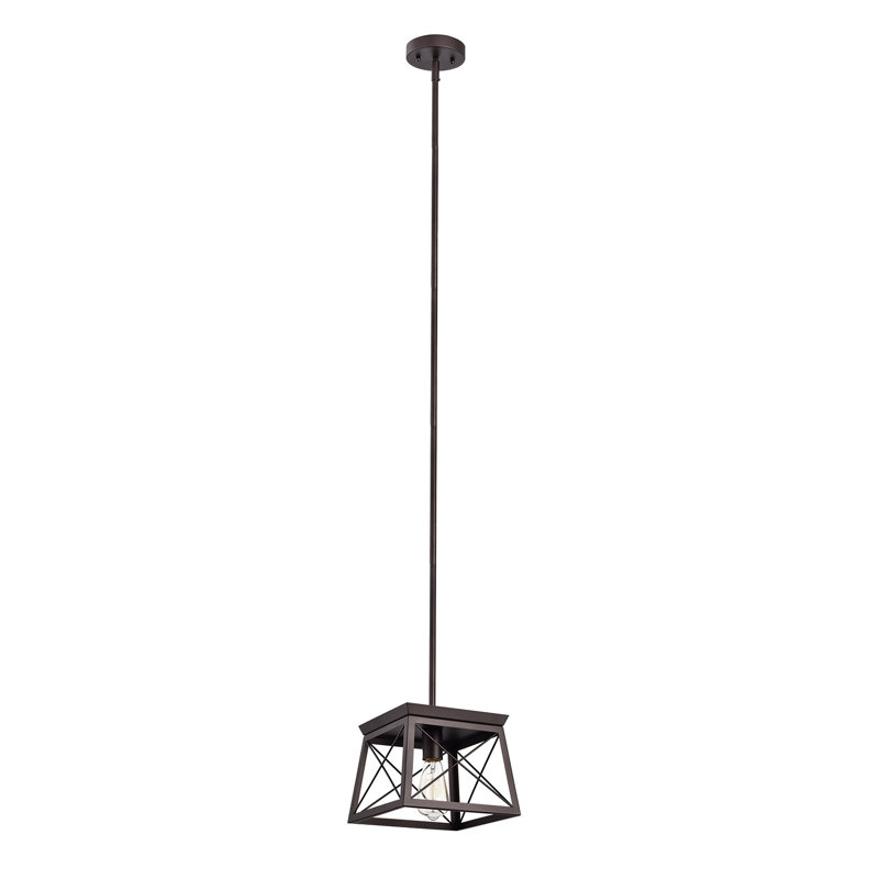 Gandhi 1 - Light Lantern Pendant, Oil Rubbed Bronze