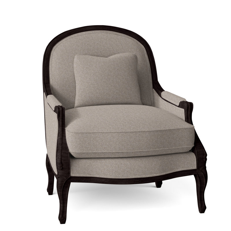 Fauteuil l 33,5 po Adair, Espresso, Périgold étain doux au toucher