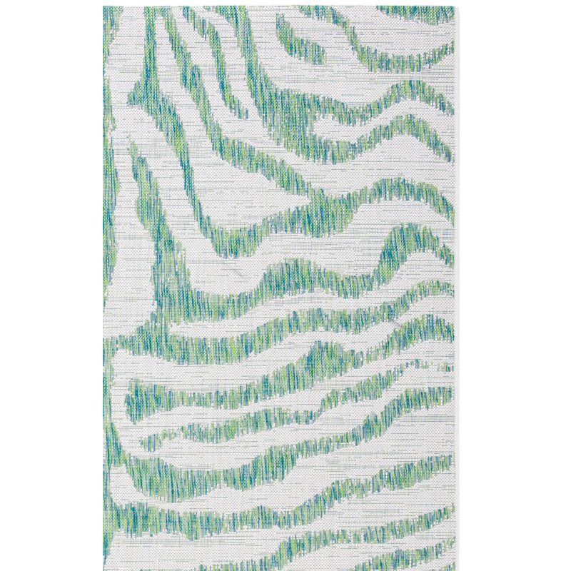 Tiltonsville Performance Animal Print Indoor/Outdoor Area Rug, Rectangle 2'7" x 5'