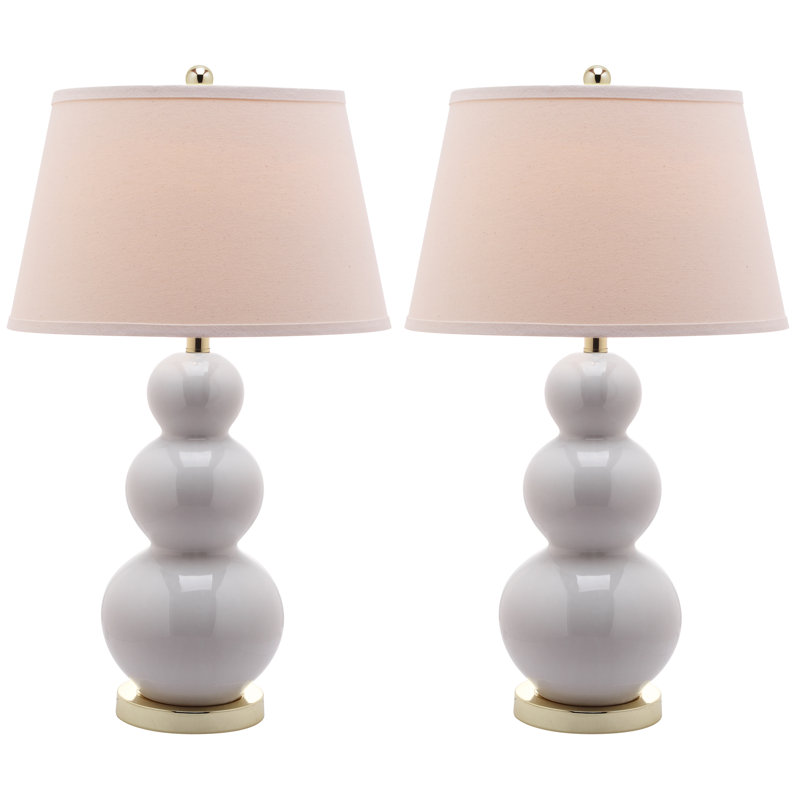 Dearious Table Lamp Set, White