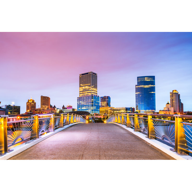 Milwaukee, Wisconsin, Usa by Milwaukee, Wisconsin, USA - Wrapped Canvas Print, 81cm H x 122cm W x 3.8cm D