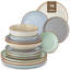 RENIOO Stoneware Dinnerware Set 16 Piece - Service for 4-897509489