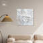 «Glacier Canvas Elegant», art mural blanc doré par Art Remedy-111780072-104343592