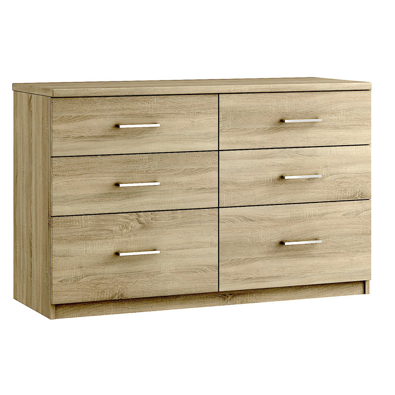 Marlow 115cm W 6 - Drawer Chest of Drawers