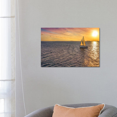 Sailing Near The Sun by Jonathan Ross Photography - Wrapped Canvas Print