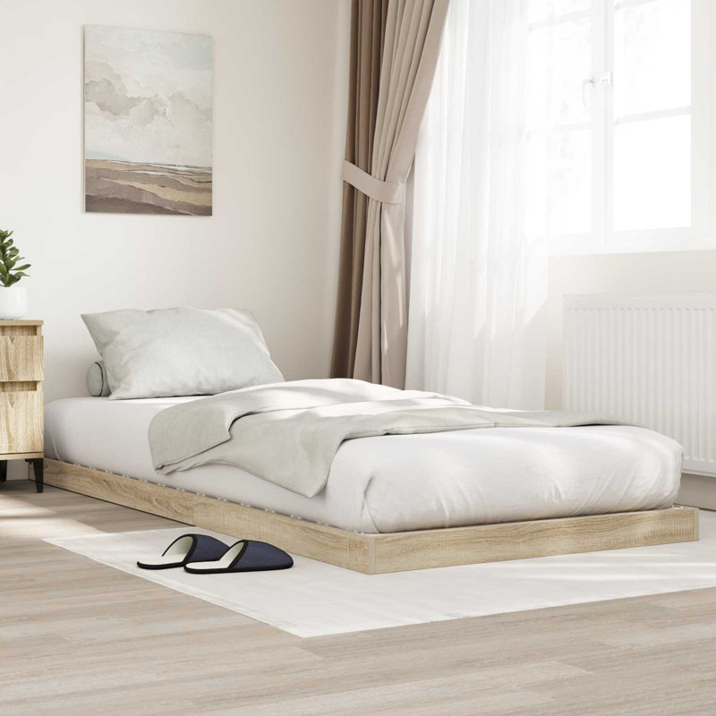 Bed, European Single (90 x 200 cm), Sonoma