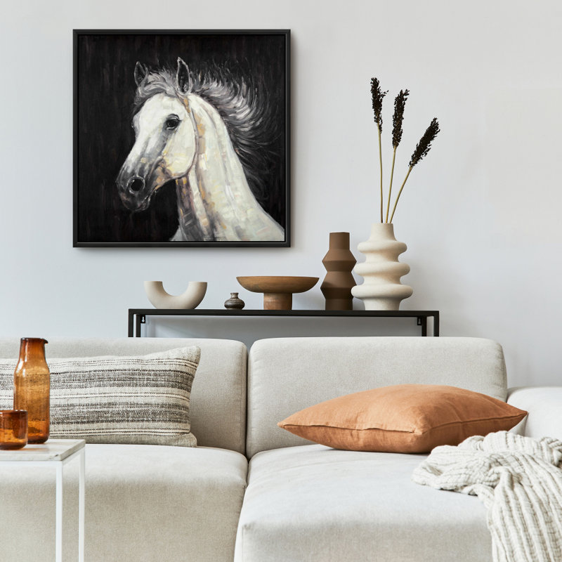 «White Star Horse», H 24 po x l 24 po