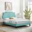 Lit plateforme en velours Modway Lindsey-130425000-130424913