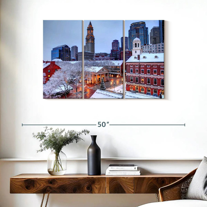 Nicci Boston Wintertime, 24" H x 38" W