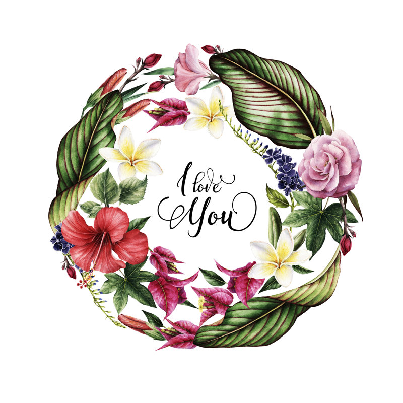 Greeting Card by Olalya - Wrapped Canvas Painting, 30cm H x 30cm W