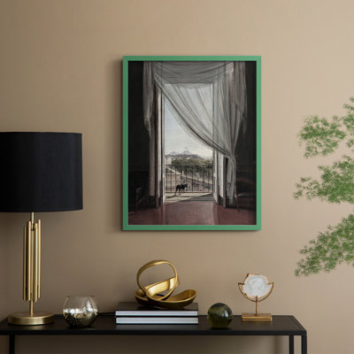 Vintage Landscape CXLIII Framed Print - Solid Wood
