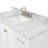 Cambridge Single Bathroom Vanity with Carrara Marble Top-88398693