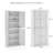 Hargie Kitchen Storage Pantry Cabinet