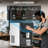 12 in. 100+ lbs. /24H Countertop Ice Maker Automatic Drop Clear Ice Cubes in Black Portable Moving Ice Machine