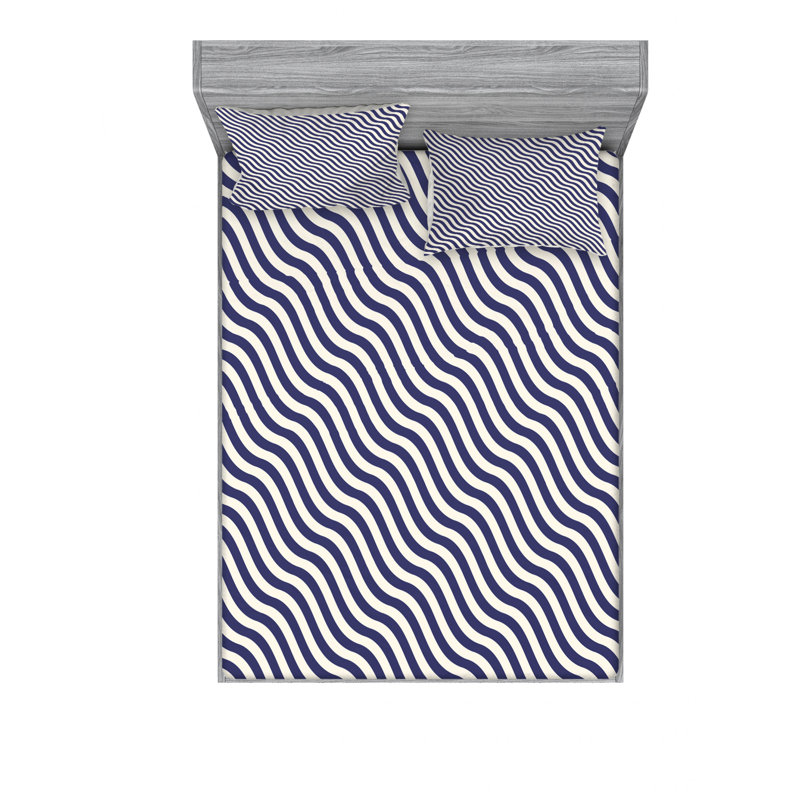 Microfiber Geometric Sheet Set