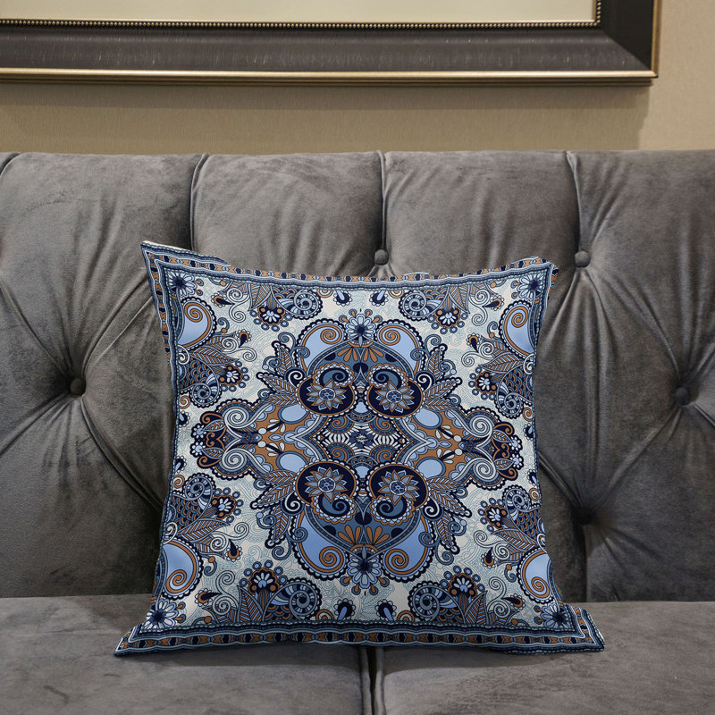 Reversible Throw Pillow, 16" x 16" 