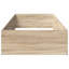 vidaXL Adjustable Bed & Surround Engineered wood and steel Bed Frame Surround-137637966-137637973