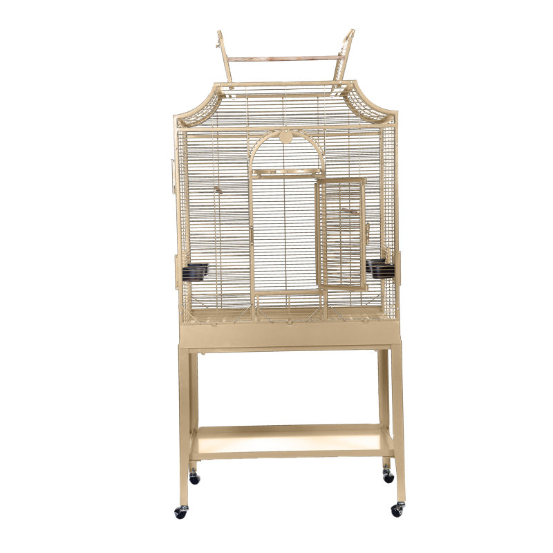 Grande cage de vol élégante en grès, H 63 po x l 33 po x P 22 po, Grès