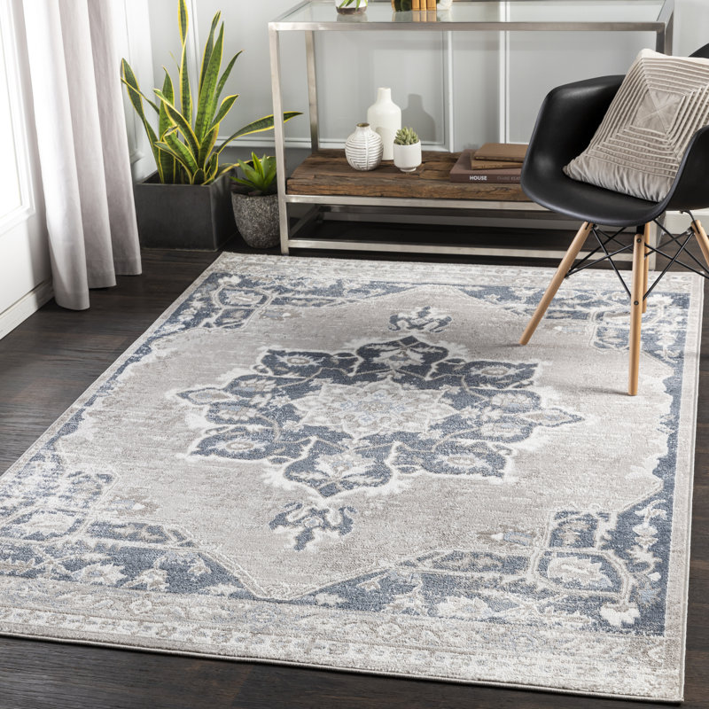 Gittens Oriental Indoor Rug, Rectangle 6'6" x 9'2"