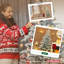 6 Ft Artificial Frosted Christmas Tree With Realistic Branches, Wide Full Spruce, Hinged Xmas Tree, Easy Assembly-121054089