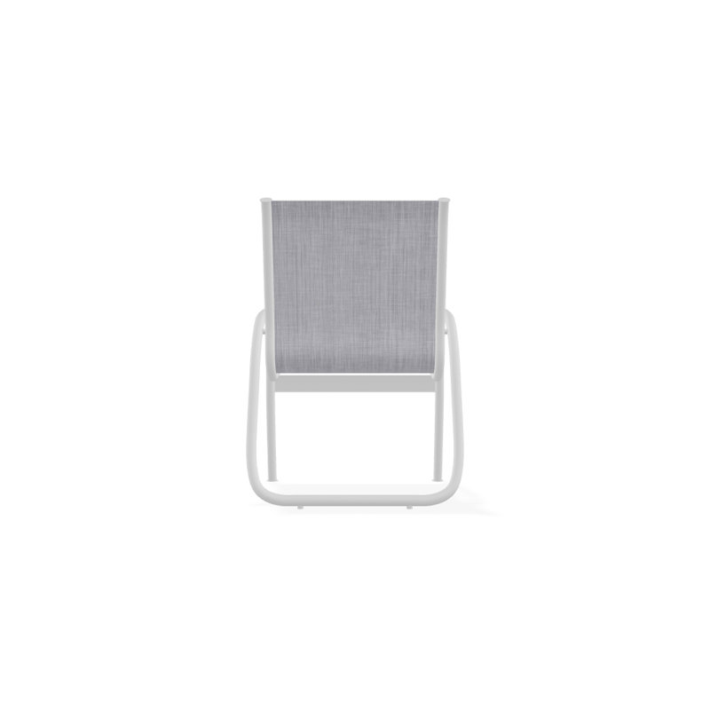 Fauteuil de patio Gardenella, Blanc texturé, Bijou
