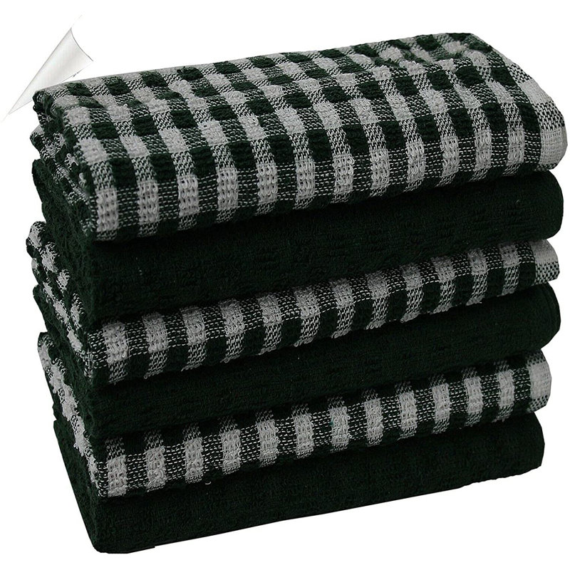6 Pieces Tea Towei, Green