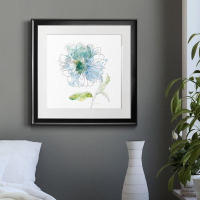 Simple Study IV by J Paul - Matted and Framed Under Acrylic Glass, Large Living Room Wall Art