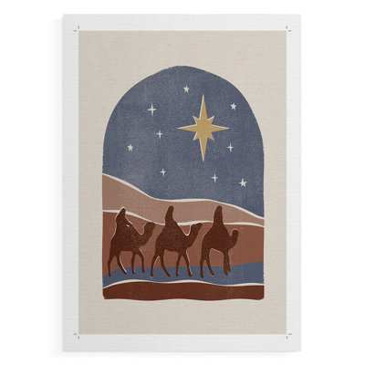 Boho Nativité II - Impression sur toile seulement - SANS CADRE