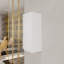 Ensemble de meuble-lavabo mural de 30 pouces avec armoire latérale de salle de bain décalée en résine Toril