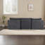 Canapés modulaires à compression, 4 places en chenille, style nuage moderne pour la maison