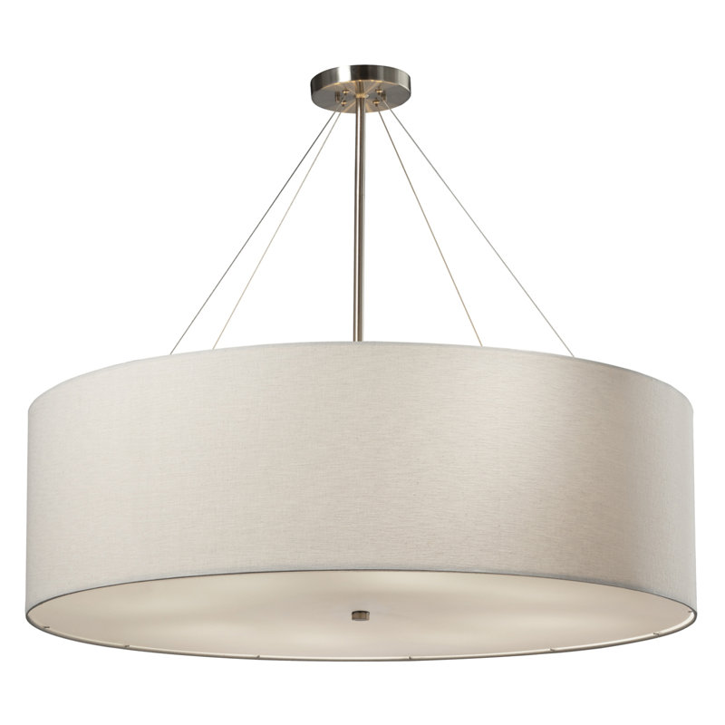 Brentview 8 - Light Single Pendant, White, E26/Medium (Standard), Matte Black