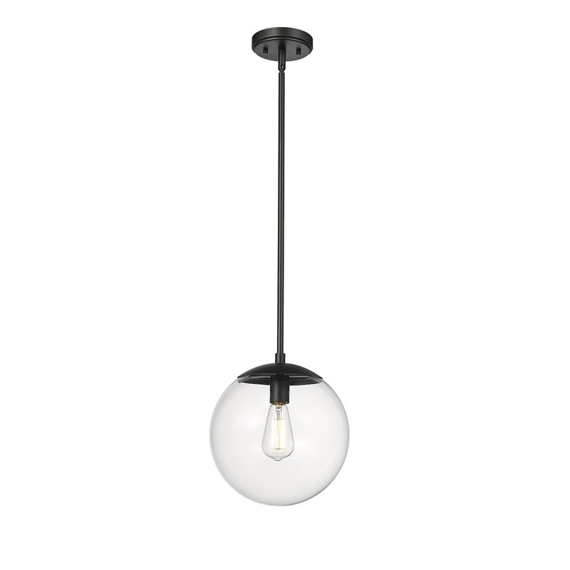 Garla 1 - Light Single Pendant, Black