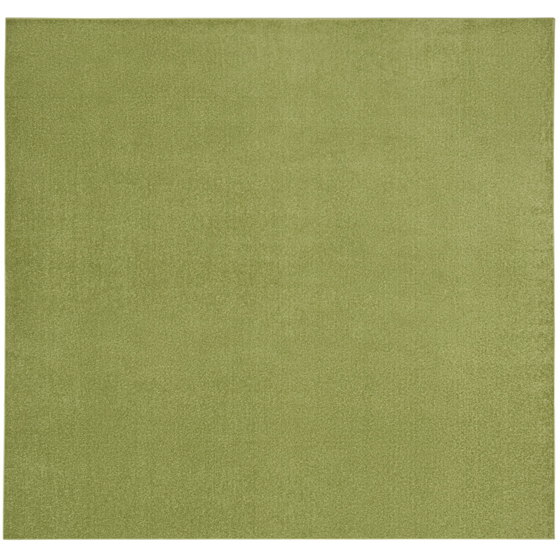Tapis vert traditionnel moderne Yolonda, Rectangle 8 pi x 10 pi