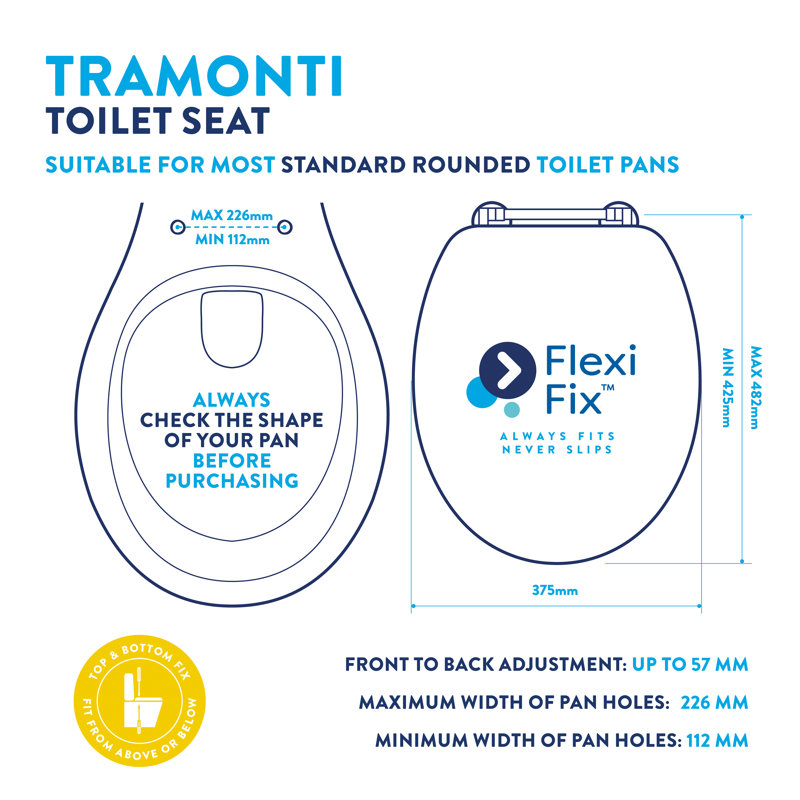Tramonti Flexi Standard Toilet Seat