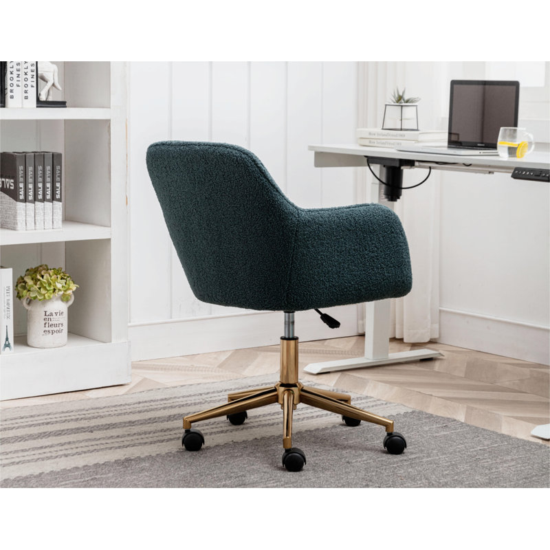Etta Avenue Maxton Office Chair, Teddy, Green