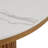 Wilbourn Round Faux Marble Top Dining Table