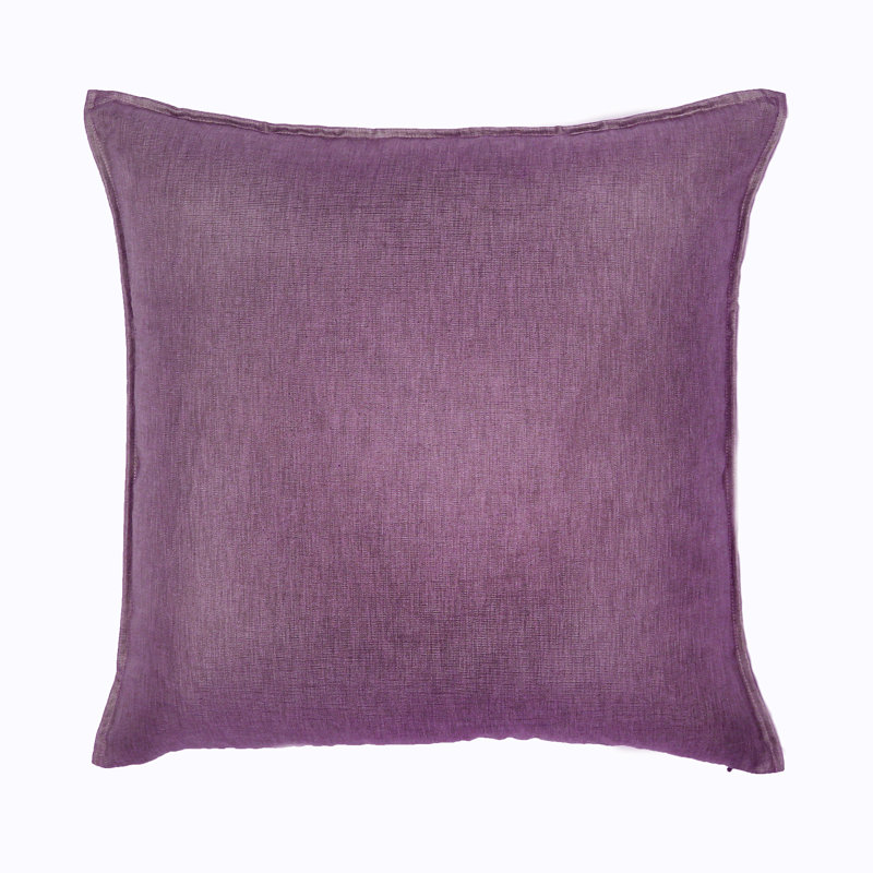 Feather Throw Pillow, Hyacinth