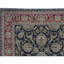 Hand-Knotted High-Quality Black and Red Area Rug