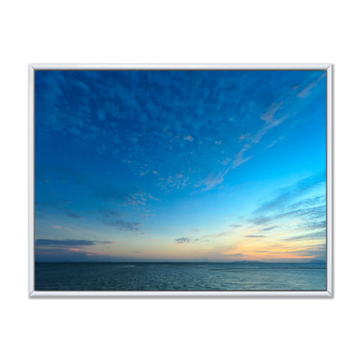 «Dramatic Tropical Sunset Sky III», peinture sur toile