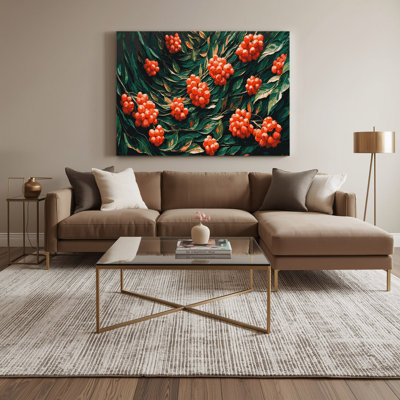 «Fruit Buffalo Berry», art mural sur toile