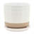 Balmer Ceramic Saucer Planter with Ribbed Texture-2120804519-2120804513