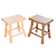 Accent Solid Wood Accent Stool