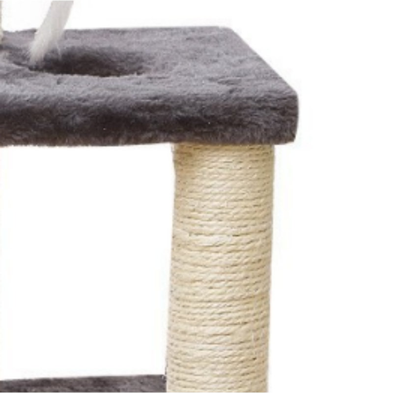 Cette plateforme d'escalade est spécialement conçue pour les chats. Sa structure monobloc robuste est faite de sisal durable, satisfaisant les instincts naturels de votre chat et offrant une tranquillité d'esprit.