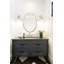 Tomaso Oval Metal Framed Full Length Mirror-256975672
