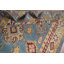 Tapis bleu clair clair du sud-ouest Kazak