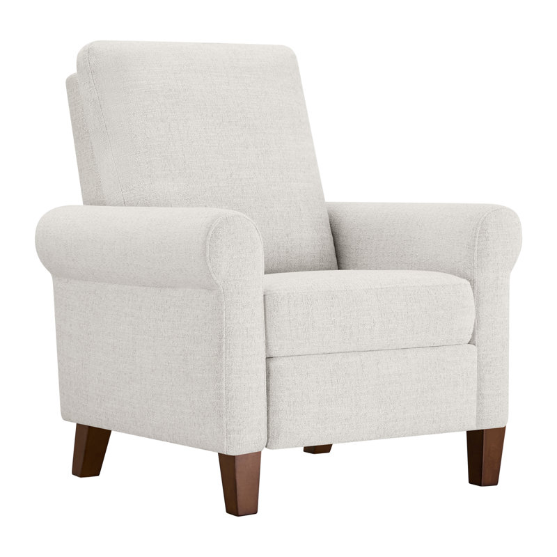 Eleanora Modern Upholstered  Recliner, Nathan Wheat