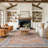 Valora Rust Medallion Pattern Machine Washable Flatweave Rug With Non-Slip Backing-1395163395